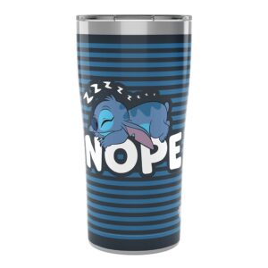 tervis disney lilo and stitch 20th anniversary triple walled insulated tumbler travel cup keeps drinks cold & hot, 20oz legacy, stainless steel