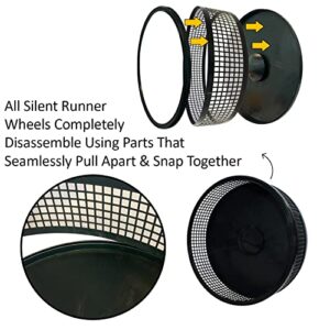 Silent Runner Pro Wheel (Black with Cage Attachment)