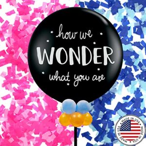 gender reveal balloons (how we wonder deluxe balloon)