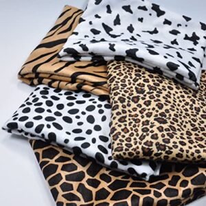 Yutone 59" Wide Cow Print Velboa Short Fur Pile Upholstery Drapery Clothing Polyester Fabric by Two Yards (Cow 2Y)