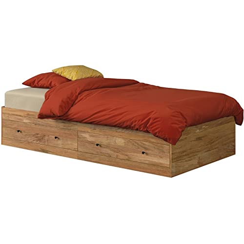 Sauder Cannery Bridge Twin Mate's Bed in Sindoori Mango, Sindoori Mango Finish