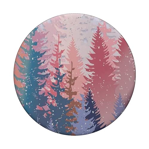 Trees Floral Pattern Phone Popper PopSockets Standard PopGrip