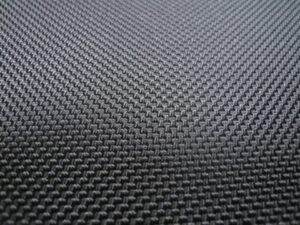 1 yard of 58-60 inch wide 1050 denier polyurethane coated ballistic nylon fabric, black