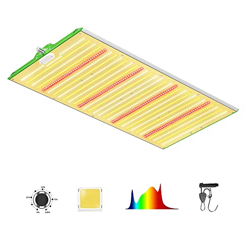 BESTVA 2023 Upgraded BP2000 LED Grow Light with High Yield Diodes & Dimmable Full Spectrum Plant Light for Indoor Plants Seedling Veg and Bloom Grow Lamp for Grow Tent