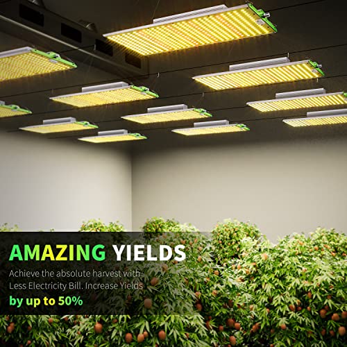 BESTVA 2023 Upgraded BP2000 LED Grow Light with High Yield Diodes & Dimmable Full Spectrum Plant Light for Indoor Plants Seedling Veg and Bloom Grow Lamp for Grow Tent