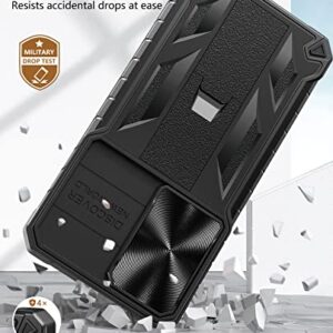 WTYOO for Samsung Galaxy S22-Plus Case: Military Grade Drop Proof Protective Rugged TPU Matte Shell | Shockproof Durable Protection Tough Cell Phone Cover with Built-in Kickstand