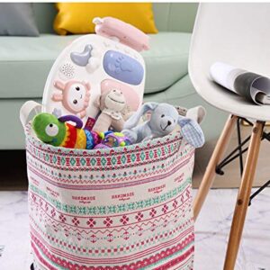 AFXOBO Home Waterproof Laundry Basket Large Capacity Folding Cloth Laundry Basket for Clothes Toy