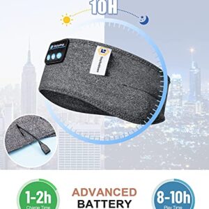 Earmuffs For Sleeping with Thin HD Stereo Speakers, for Workout, Insomnia, Travel, Yoga, Sport