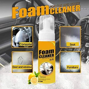 GDSAFS Multipurpose Foam Cleaner Spray, Foam Cleaner All Purpose for Car and House Lemon Flavor,All-Purpose Household Cleaners for Car and Kitchen (30 ml, 3 PCS)