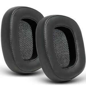 replacement ear pads for g933, ear cushions compatible with logitech g231, g433,g432, g533, g633, g635, g933, g935 headphones, premium protein leather softer memory foam (leather)