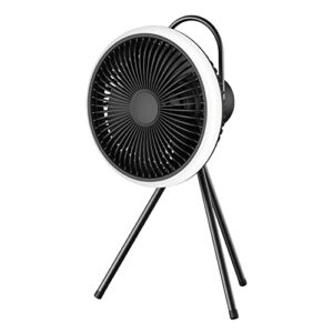pinsai camping fan, tent fans for camping with lights,portable camping fan with led lantern, usb desk fan with hanging hook for tent,car