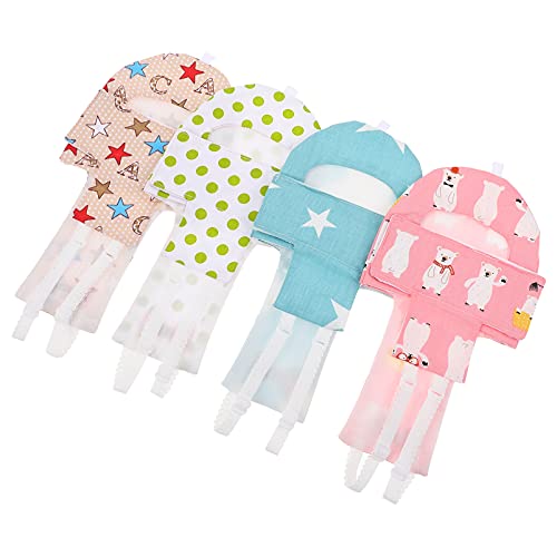 Clothing Clothes Bird Diapers Flight Suite Liners: 4pcs Washable Parakeet Diapers Reusable Bird Flight Suit Diaper Parrots Nappy Clothes Birds Accessories XS Parakeet Bird Cage