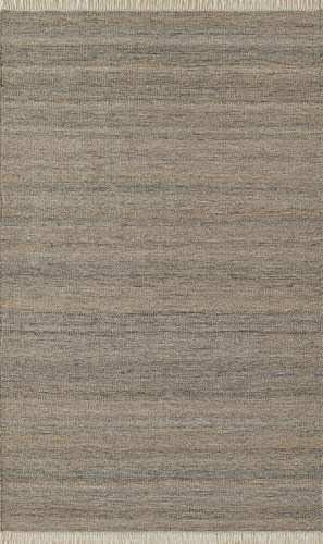 Momeni Cove Recycled P.E.T Area Rug, Grey, 2' X 3'