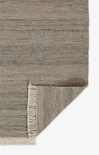 Momeni Cove Recycled P.E.T Area Rug, Grey, 2' X 3'