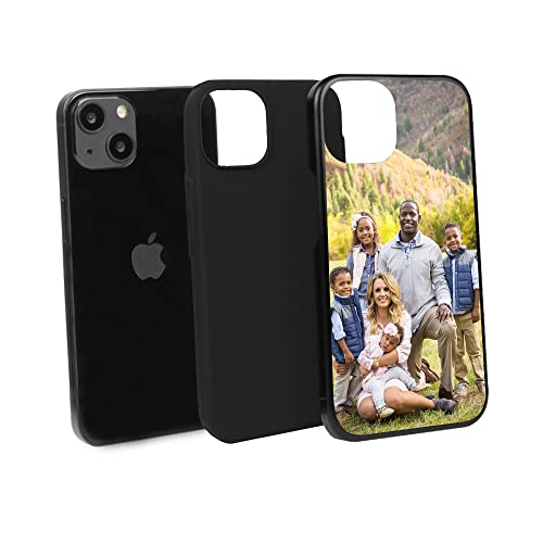 Guard Dog Custom iPhone 13 Case – Custom Photo – Make Your Own Protective Hybrid Case (Black/Black)