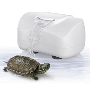 silicar turtle tank filter, reptiles turtle internal filter aquarium waterfall, low level water clean pump, 4w