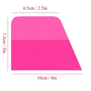 Pink PPF Squeegee Vinyl Squeegee for Car Vinyl Paint Film Installation, Window Tint Windshield Glass Cleaning Squeegee Tool (Pink)