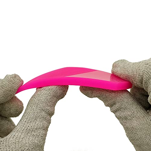 Pink PPF Squeegee Vinyl Squeegee for Car Vinyl Paint Film Installation, Window Tint Windshield Glass Cleaning Squeegee Tool (Pink)