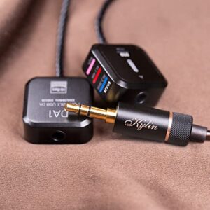 Whizzer DA1Cube Portable DAC Headphone Amplifier adaptive for Android, iOS and PC: Support 32bit/384kHz、DSD128(DoP)、MQA×8 - ESS9281C Pro DAC - Cross-Platform Compatibility - Output Level ：55mW@32Ω