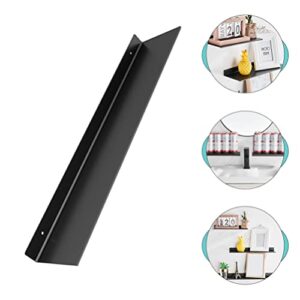 DOITOOL Metal Wall Shelves Metal Floating Shelf Hanging Rack: Aluminum Alloy Wall- Mounted Shelf Wall Mounted Storage Shelf Bookshelf for Bedroom Living Room Kitchen Office 50cm Metal Wall Shelf