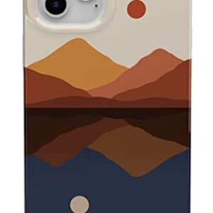 Casely iPhone 12/12 Pro Case | Opposites Attract | Day & Night Colorblock Mountain Case