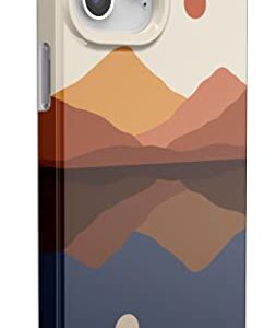 Casely iPhone 12/12 Pro Case | Opposites Attract | Day & Night Colorblock Mountain Case