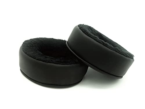 VEKEFF Replacement Ear Pads Compatible with NS-WHP314, HARX300 HARX500, HDJ2000, DJ DN-HP1000, MDR-V700 V500, ProDJ100 ProDj200,RP-DH1200, T4s Headphones (Velvet/PU)