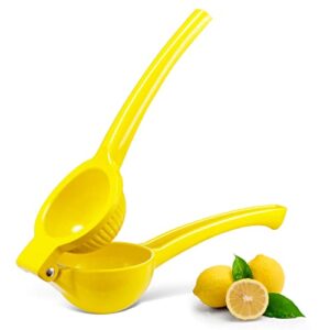 kitexpert lemon lime squeezer, manual juicer citrus squeezer press for max extraction, ergonomic fruit hand press squeezer for effortless use and easy to clean