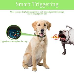 Seahighpet Rechargeable Dog Bark Collar: Anti Barking Collar with 5 Adjustable Sensitivity Smart Triggering No Bark Collars for Small Medium Large Dogs with Beep | Vibration | Shock