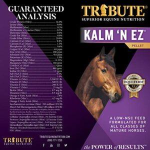 TRIBUTE Soy-Free Kalm 'N EZ Pellet for Horses, 50 lb Bag