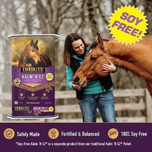 TRIBUTE Soy-Free Kalm 'N EZ Pellet for Horses, 50 lb Bag