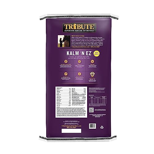 TRIBUTE Soy-Free Kalm 'N EZ Pellet for Horses, 50 lb Bag