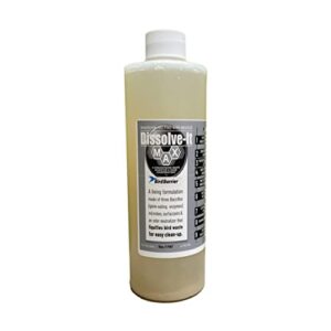 bird barrier dissolve-it max enzyme cleaner - mix with water – bird dropping cleaner - dissolves waste – treat affected areas before installing bird control products - bird cage cleaner - 1 pint makes 1/2 gallon