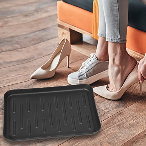 Simple Shoe Trays Shoe Boot Drying Tray Pet Feeding Mat Flower Pots Tray Sundries Storage Mat Boots Shoes Storage Plate