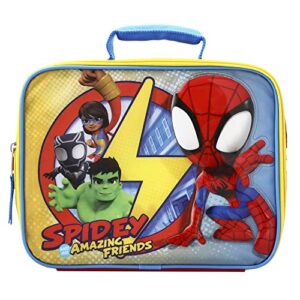 bioworld spidey and friends superheroes kids lunch box