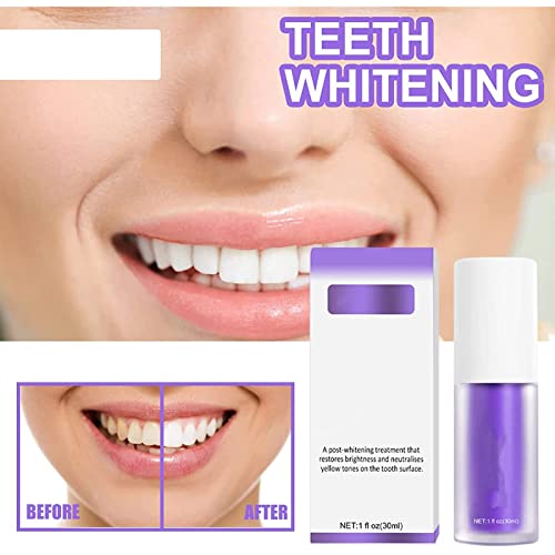 Purple Toothpaste for Teeth Whitening