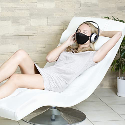 KellyKessa 50Pcs 4-Ply KF94 Black Face Masks Breathable 3D Design Protective Face Filter, No Pain Earloop (Black)