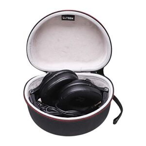 ltgem eva hard case for oneodio wired over ear headphones hi-res studio monitor & mixing dj stereo headsets - travel - protective carrying storage bag