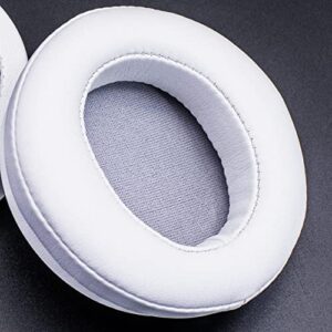 Ear Pads Compatible with WaveSound 3 Headphones, Protein Leather/Memory Foam Ear Cushions (White)