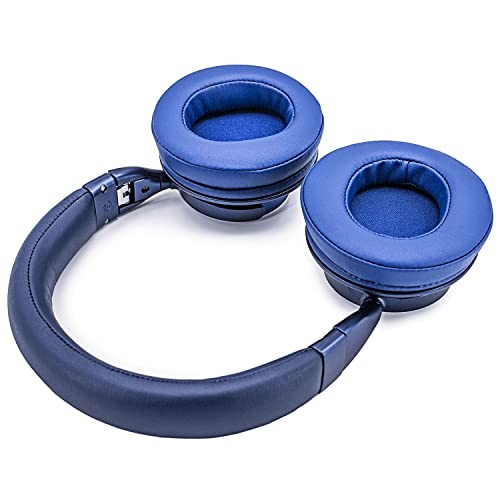 Ear Pads Compatible with WaveSound 3 Headphones, Protein Leather/Memory Foam Ear Cushions (Blue)