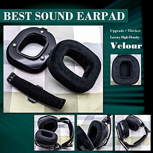 ZIXUANCUSHION Ear Pads Compatible with Astro A50 GEN4 Headset, A50 GEN 4 Mod Kit - Velvet/Ear Cushion/Headband/A50 Accessories - NOT FIT A50 GEN 3