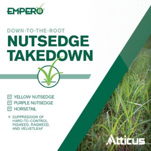 Empero Nutsedge Killer (1.33 oz) by Atticus (Compare to SedgeHammer) - Halosulfuron-Methyl 75% Turf Herbicide - Kills Nut Grass in Established Lawns, Ornamental Turfgrass, & Landscape Areas