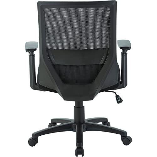 Lorell Mid Back Office Chair, Black