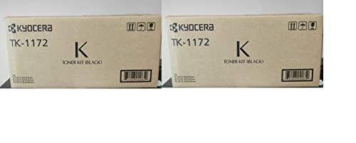 Kyocera TK-1172 Toner Cartridge 2 Pack for M2640idw with Yield 7200 Pages in Retail Packaging