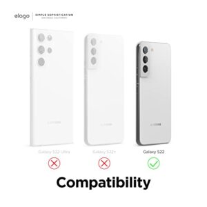 elago Compatible with Samsung Galaxy S22 Case - Liquid Silicone Case, Full Body Screen Camera Protective Cover, Shockproof, Slim Phone Case, Anti-Scratch Soft Microfiber Lining, 6.1 inch (Stone)