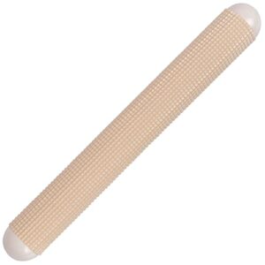 www plastic rolling pin, food grade plastic pizza dough roller, non-stick time-saving rolling pin for bread cookie pastry dough (7.95 x 1.05 x 1.05 inches),beige