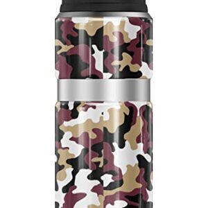 THERMOS FLORIDA STATE UNIVERSITY OFFICIAL Camo STAINLESS KING Stainless Steel Drink Bottle, Vacuum insulated & Double Wall, 24oz