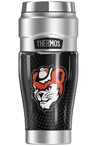 thermos sam houston state university official radial dots stainless king stainless steel travel tumbler, vacuum insulated & double wall, 16oz