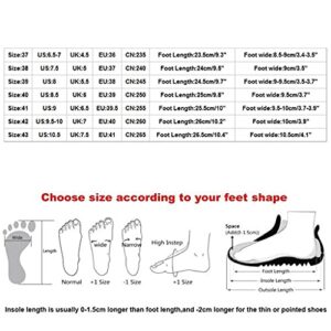 flip Flops for Women Memory Foam Summer Sandals for Women Wedge Sandal Wedges for Women Heels Bohemian Rhinestone Wedge Sandals Comfortable Summer Open Toe Roman Shoes Beach Flat Sandals White