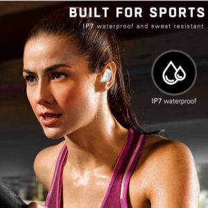 Urbanx Street Buds Live True Wireless Earbud Headphones for Motorola Moto G8 Play - Wireless Earbuds w/Active Noise Cancelling - White (US Version with Warranty)